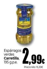 Oferta de Carretilla - Esparragos Verdes por 2,99€ en Unide Market