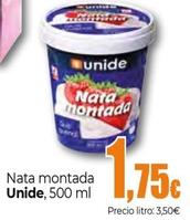 Oferta de Unide - Nata Mortada por 1,75€ en Unide Market