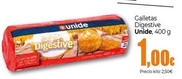 Oferta de Unide - Galletas Digestive por 1€ en Unide Market