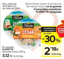 Oferta de Florette - Amanida Cèsar por 3,12€ en Caprabo