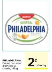 Oferta de Philadelphia - Crema Per Untar D'ametlles I Civada por 2€ en Caprabo