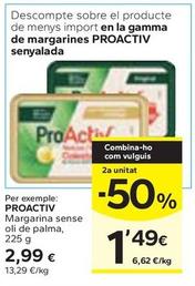 Oferta de Proactiv - Margarina Sense Oli De Palma por 2,99€ en Caprabo