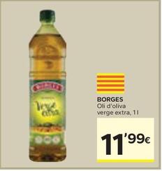 Oferta de Borges - Oli D'oliva Verge Extra por 11,99€ en Caprabo