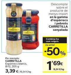 Oferta de Carretilla - Espàrrecs Blancs por 3,39€ en Caprabo