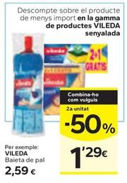 Oferta de Vileda - Baieta De Pal por 2,59€ en Caprabo