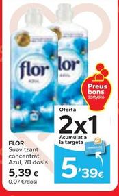 Oferta de Flor - Suavitzant Concentrat Azul por 5,39€ en Caprabo