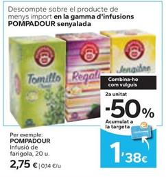 Oferta de Pompadour - Infusió De Farigola por 2,75€ en Caprabo