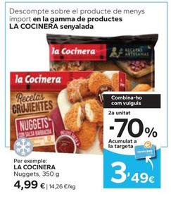 Oferta de La Cocinera - Nuggets por 4,99€ en Caprabo