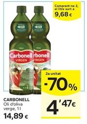 Oferta de Carbonell - Oli D'Oliva Verge por 14,89€ en Caprabo
