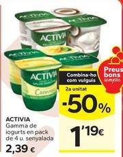 Oferta de Activia - Gamma De Iogurts por 2,39€ en Caprabo