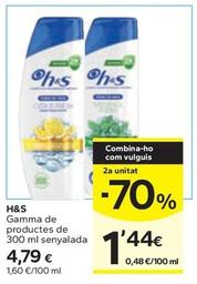 Oferta de H&s - Gamma De Productes por 4,79€ en Caprabo