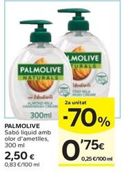 Oferta de Palmolive - Sabó Líquid Amb Olor D'Ametlles por 2,5€ en Caprabo
