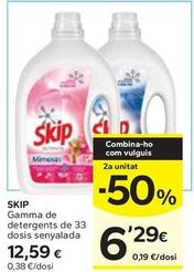 Oferta de Skip - Gamma De Detergents De 33 Dosis por 12,59€ en Caprabo