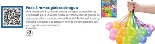Oferta de Bunch O Balloons - Pack 3 Ramos Globos De Agua en ToysRus