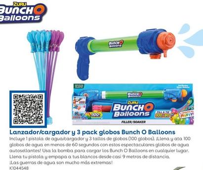 Oferta de Bunch O Balloons - Lanzador/Cargador Y 3 Pack Globos  en ToysRus