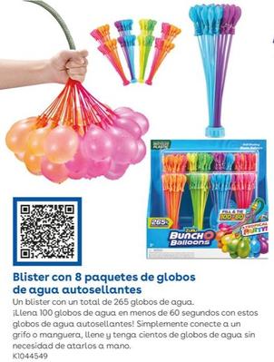 Oferta de Bunch O Balloons - Bilster Con 8 Paquetes De Globos De Agua Asutosellantes en ToysRus