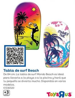Oferta de Tabla De Surf Beach en ToysRus