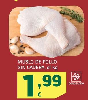 Oferta de Muslo De Pollo Sin Cadera  por 1,99€ en HiperDino