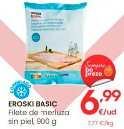 Oferta de Eroski - Filetes De Merluza  Sin Piel por 6,99€ en Eroski