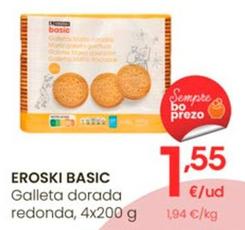 Oferta de Eroski - Galletas Dorada Redonda por 1,55€ en Eroski