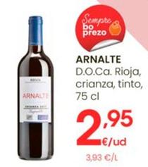 Oferta de Arnalte - D.o.ca. Rioja, Rocla Crianza, Tinto por 2,95€ en Eroski
