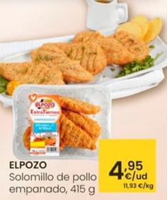 Oferta de Elpozo - Solomillo De Pollo Empanado por 4,95€ en Eroski