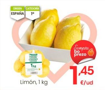Oferta de Limones por 1,45€ en Eroski