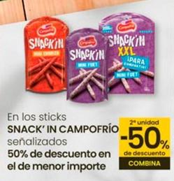 Oferta de En Los Sticks Snack' In Campofrío en Eroski