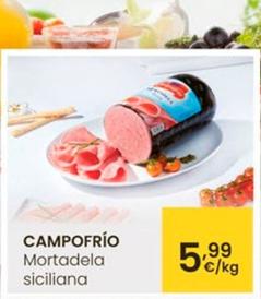 Oferta de Campofrío - Mortadela Siciliana por 5,99€ en Eroski