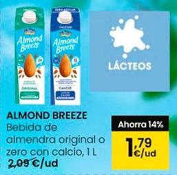 Oferta de Almond Breeze - Bebida De Almendra Original O Zero Con Calcio por 1,79€ en Eroski