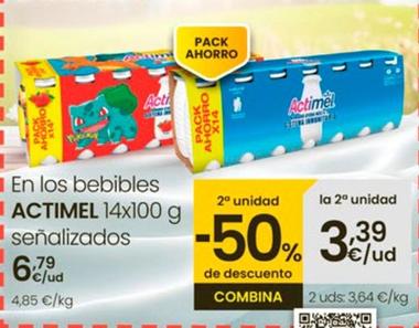 Oferta de Actimel - En Los Bebibles por 6,79€ en Eroski