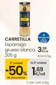 Oferta de Carretilla - Espárrago Grueso Blanco por 3,39€ en Eroski