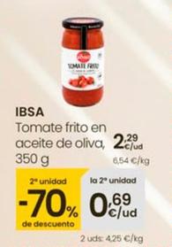 Oferta de Ibsa - Tomate Frito En Aceite De Oliva por 2,29€ en Eroski