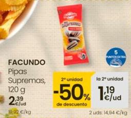 Oferta de Facundo - Pipas Supremas por 2,39€ en Eroski