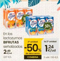 Oferta de Bifrutas - En Los Lactozumos por 2,49€ en Eroski