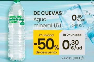 Oferta de Cuevas - Agua Mineral por 0,6€ en Eroski