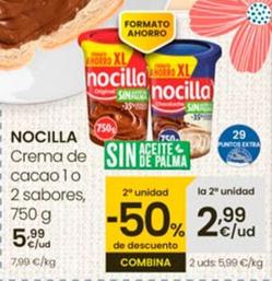 Oferta de Nocilla - Crema De Cacao por 5,99€ en Eroski