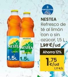 Oferta de Nestea - Refresco De Té Al Limón Con O Sin Azúcar por 1,75€ en Eroski