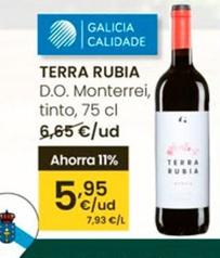 Oferta de Rubia - Terra por 5,95€ en Eroski