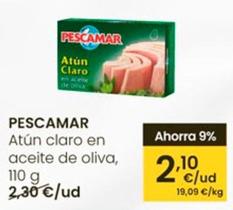 Oferta de Pescamar - Atún Claro En Aceite De Oliva por 2,1€ en Eroski