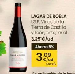 Oferta de Lagar De La Robla - I.g.p. Vinos De La Tierra De Castilla Y León, Tinto por 3,09€ en Eroski
