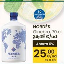Oferta de Nordes - Ginebra por 25€ en Eroski