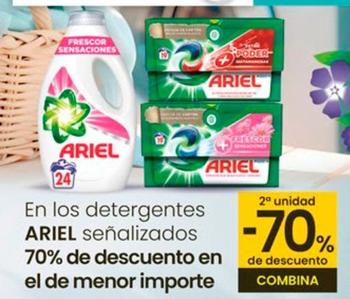 Oferta de Ariel - En Los Detergentes en Eroski