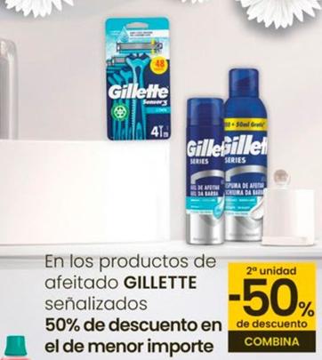 Oferta de Gillette - En Los Productos De Afeitado en Eroski