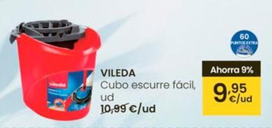Oferta de Vileda - Cubo Escurre Fácil por 9,95€ en Eroski