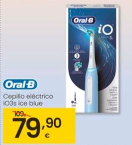 Oferta de Oral B - Cepillo Eléctrico Io3s Ice Blue por 79,9€ en Eroski