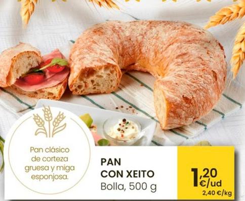 Oferta de Pan Con Xeito por 1,2€ en Eroski