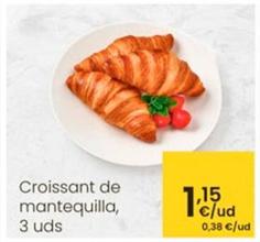 Oferta de Croissants De Mantequilla por 1,15€ en Eroski