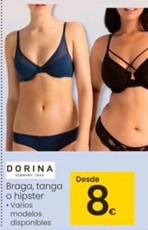 Oferta de Dorina - Braga, Tanga O Hipster por 8€ en Eroski