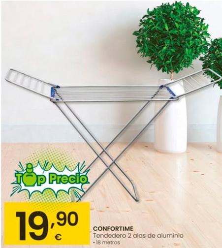 Oferta de Confortime - Tendedero 2 Alas De Aluminio por 19,9€ en Eroski